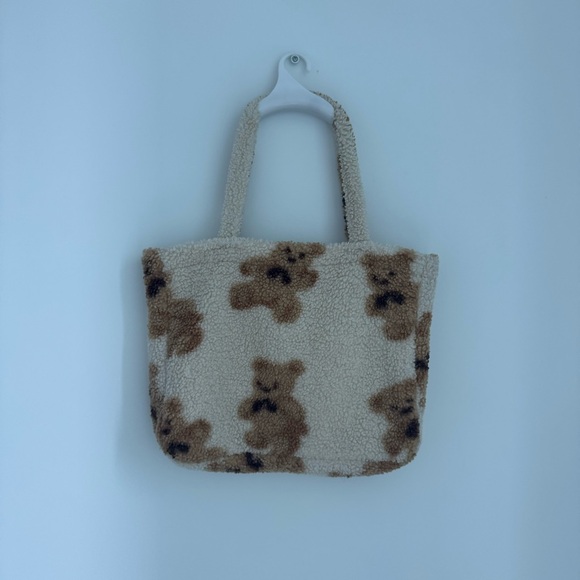 Fluffy bear tote bag - Picture 2 of 3